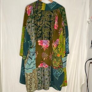 Wild thing brand Pink Cape with Artistic Patchwork Design Festival.